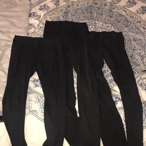 3 pairs of Black leggings